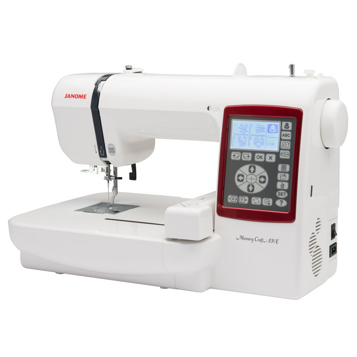 Janome Memory Craft Embroidery Computerized Electronic Sewing Machine